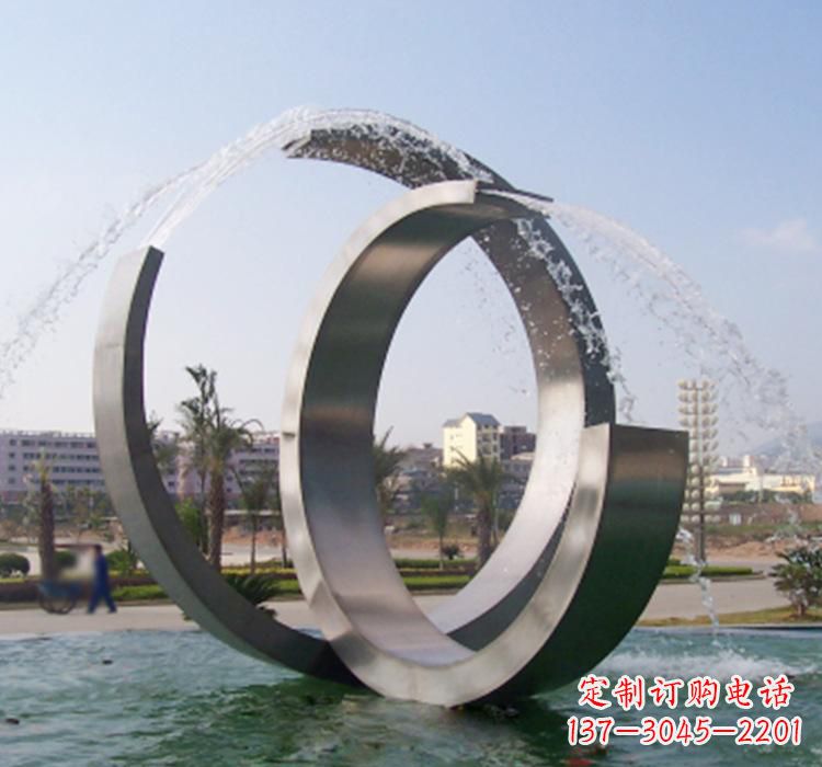 开封不锈钢水景喷泉雕塑