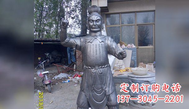 开封不锈钢四大天王雕塑神圣守护者