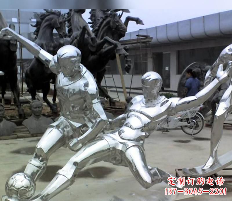 开封足球运动雕塑