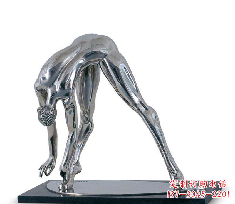 开封不锈钢跳舞的女孩雕塑