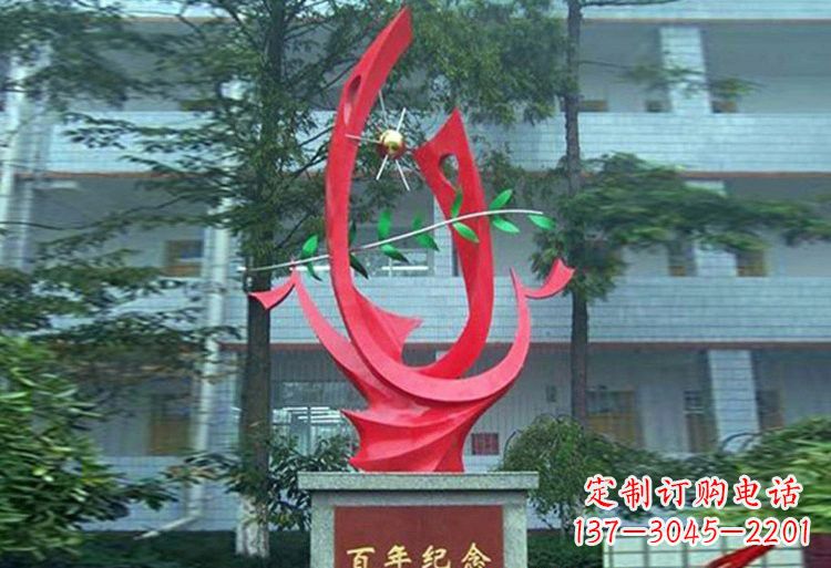 开封精美不锈钢凤凰雕塑