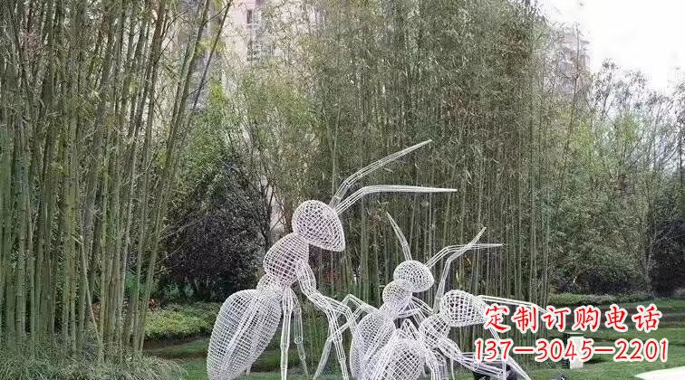 开封不锈钢艺术蚂蚁雕塑