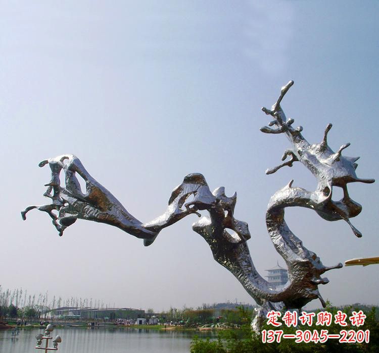开封不锈钢园林抽象水滴雕塑