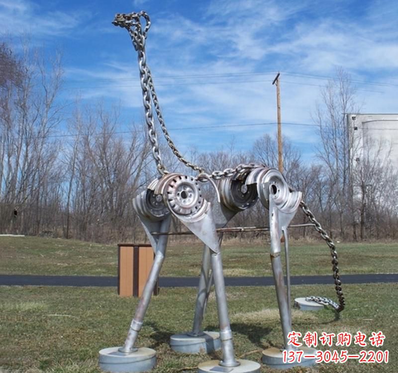 开封不锈钢恐龙雕塑集艺术与自然于一体