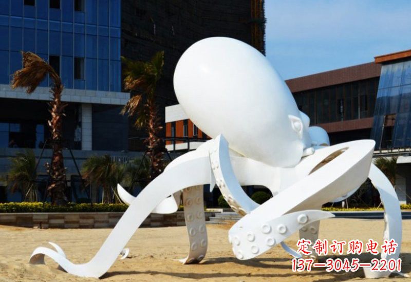 开封不锈钢章鱼雕塑2