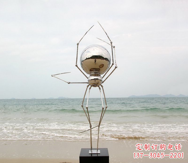 开封不锈钢的蜘蛛侠雕塑