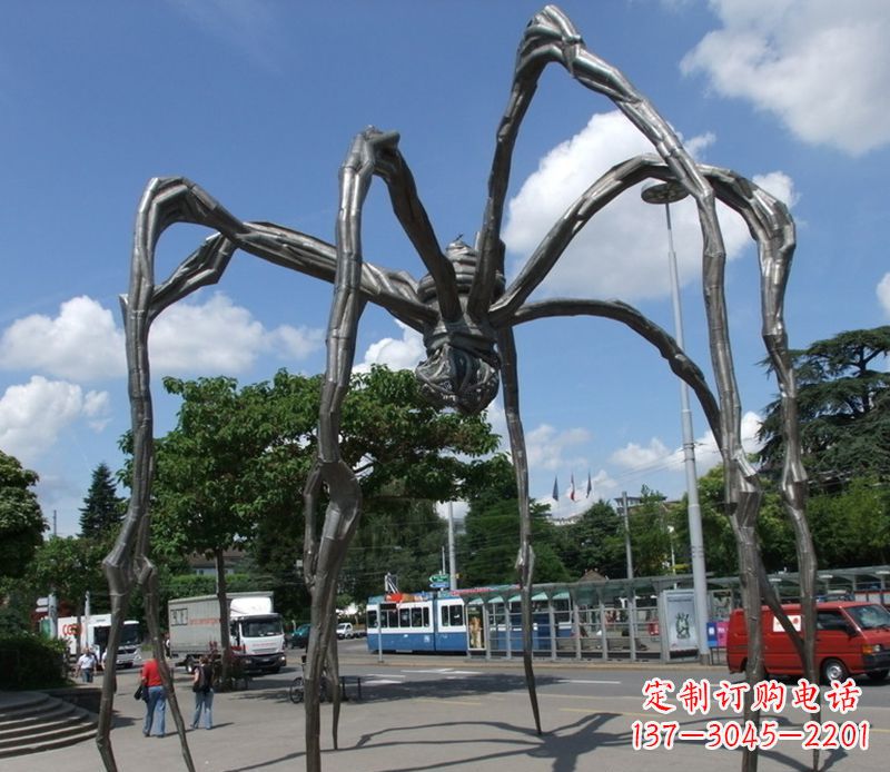 开封不锈钢蜘蛛广场景观