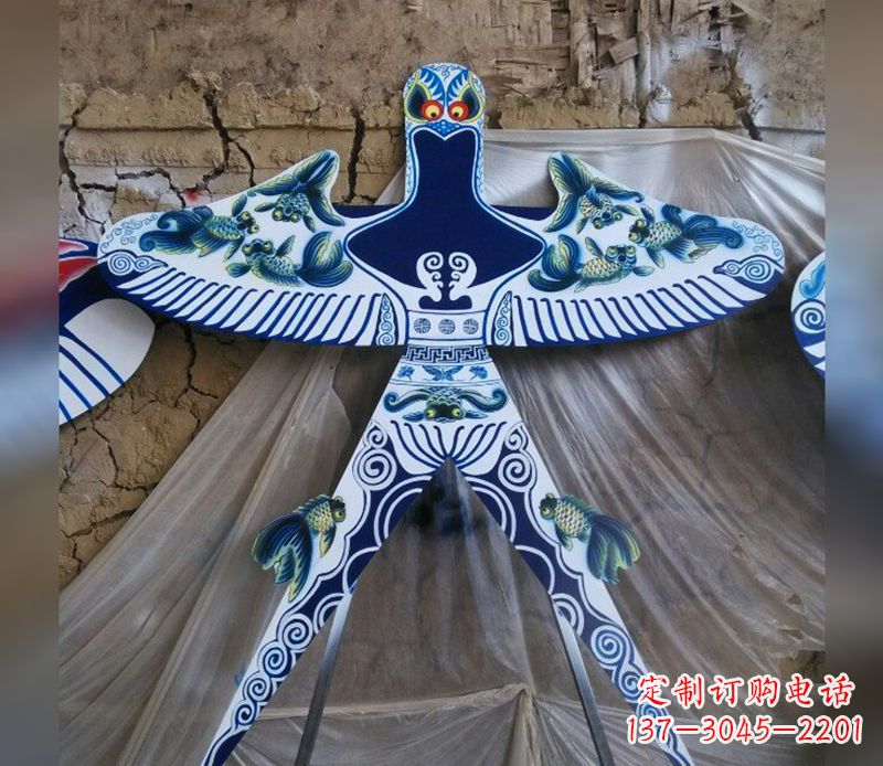 开封不锈钢蜘蛛侠风筝雕塑的象征