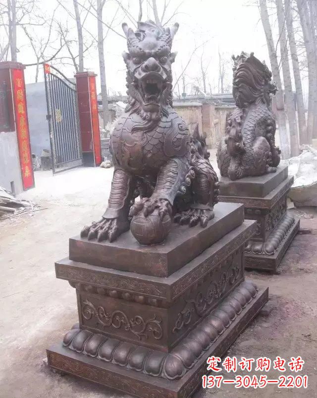 开封麒麟雕塑古老而又神秘
