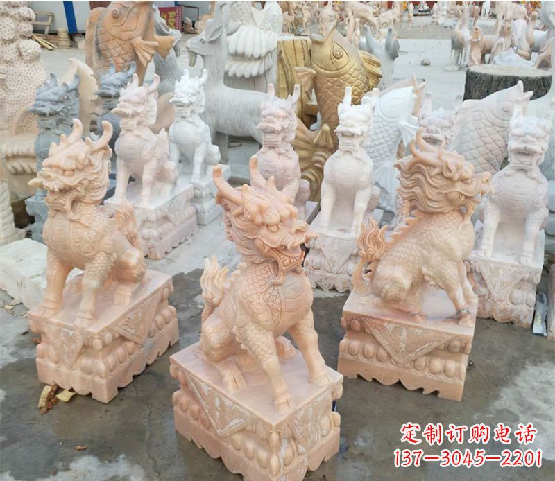 开封麒麟雕塑传承文化之美