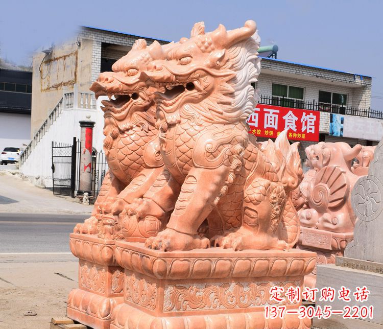 开封传说中的麒麟雕塑