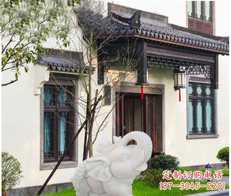 开封小象招财石雕——引领幸福的钥匙