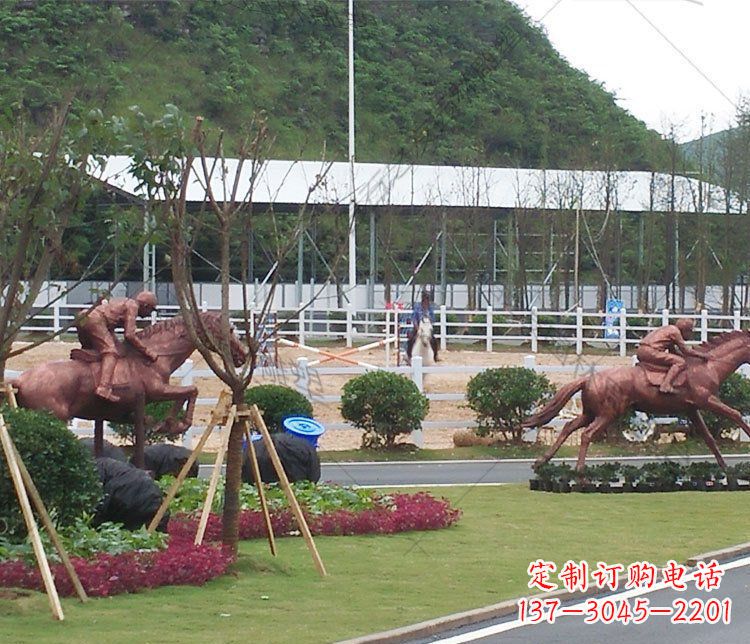 开封雕塑艺术以马为主题的铜雕摆件