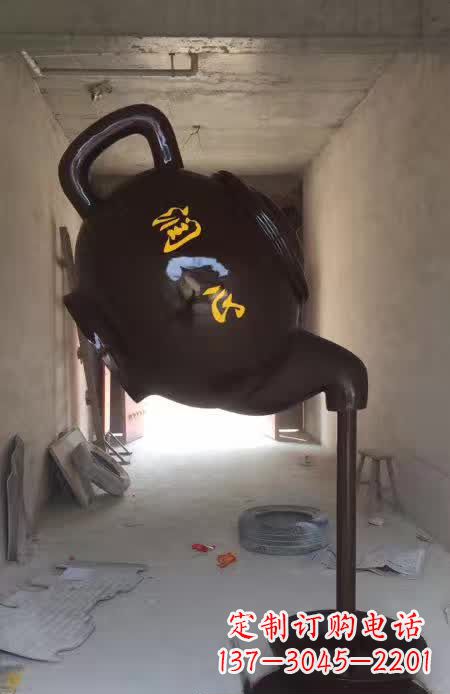 开封茶壶景观铜雕