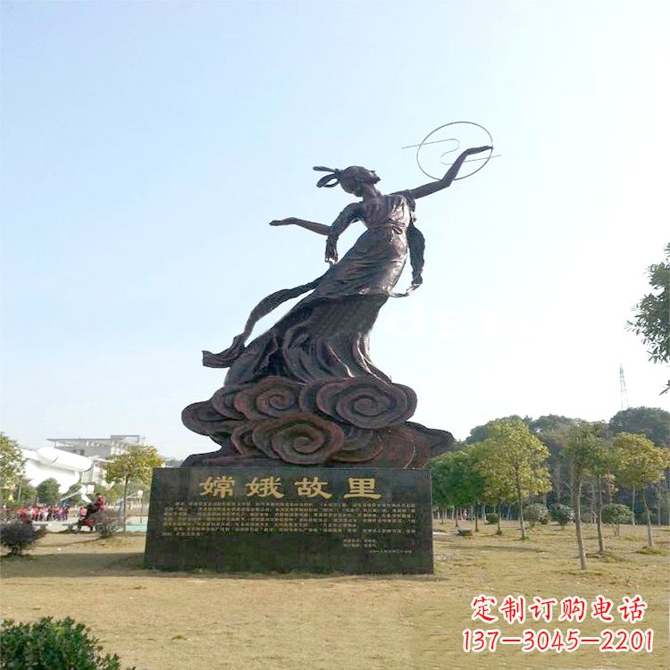 开封嫦娥传说一座神秘的雕像