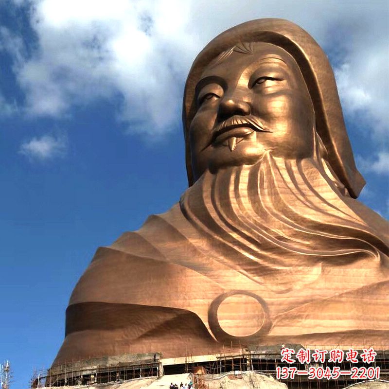 开封成吉思汗的传奇——大型头像雕塑