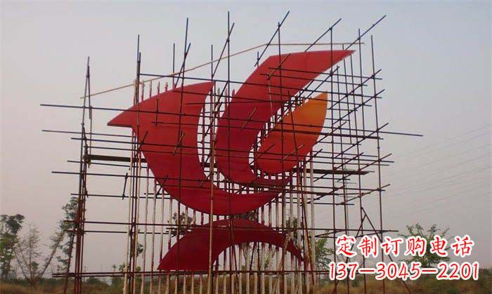 开封城市和平鸽雕塑传递和平信息