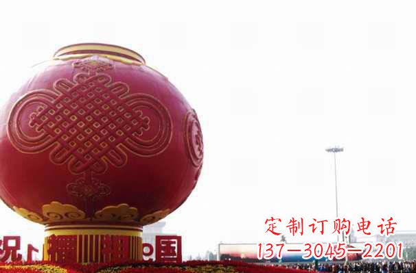 开封不锈钢灯笼雕塑——美丽城市的艺术装饰