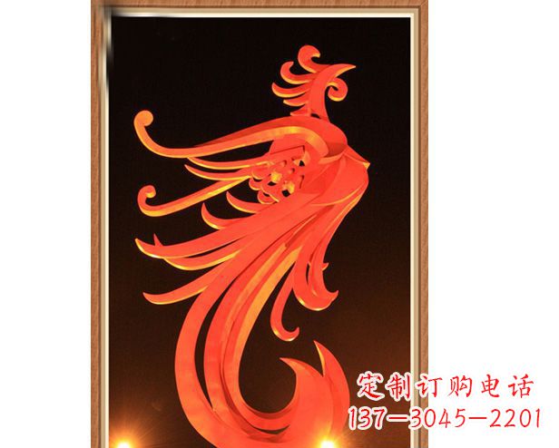开封不锈钢凤凰雕塑美丽与传统的完美结合