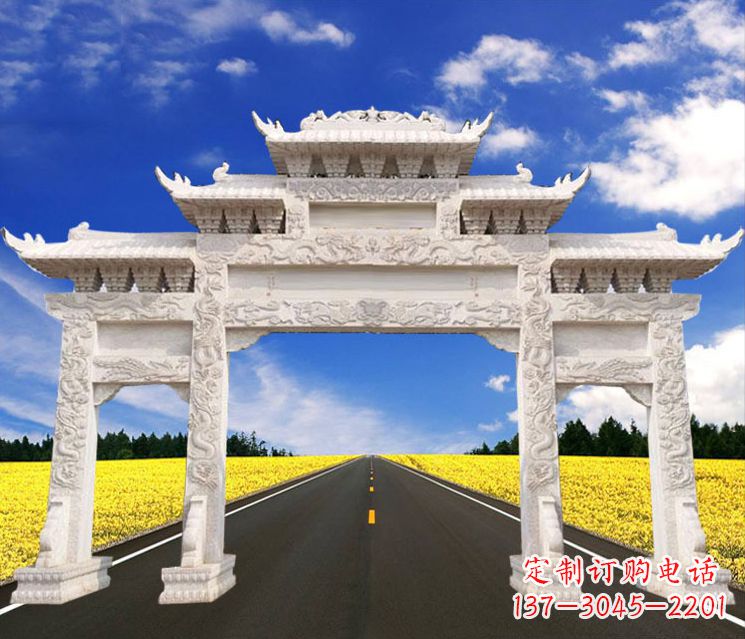 开封城市牌楼石雕——把文化传承到实体之中