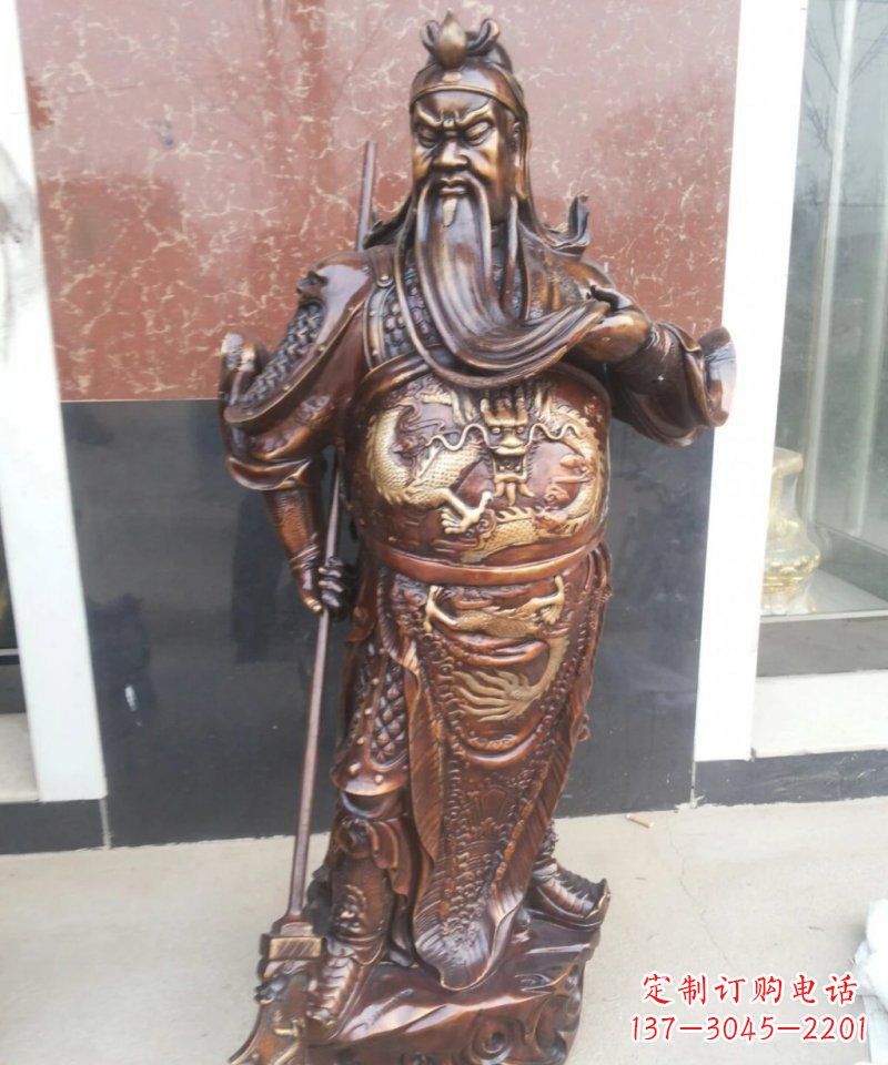 开封此关公雕塑