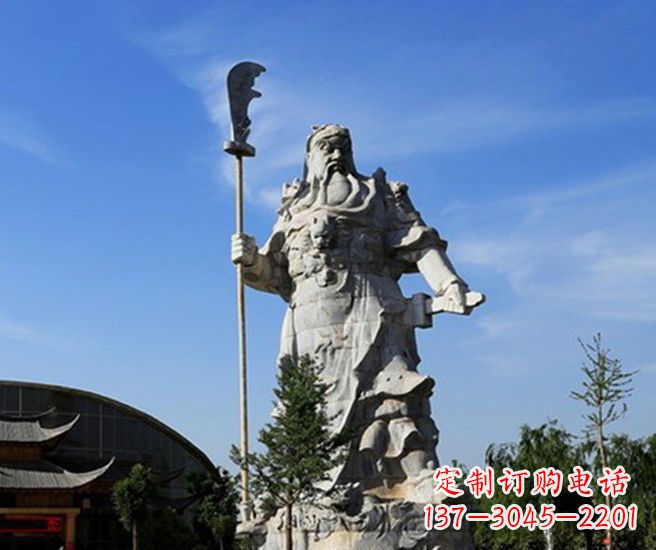 开封关公雕塑持刀武财神