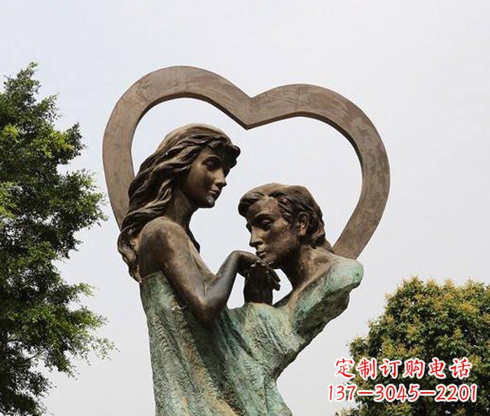 开封浪漫爱情,永恒铜雕