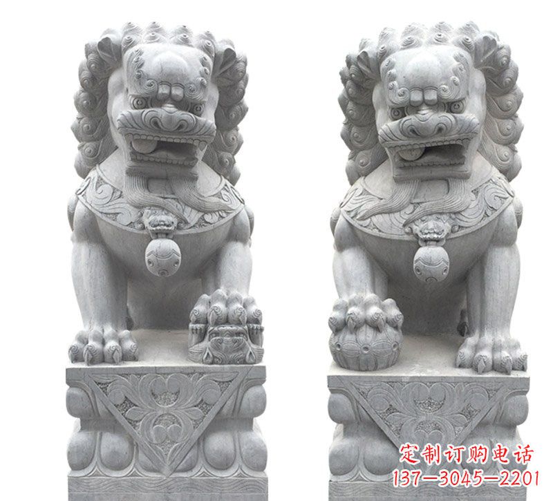 开封传统狮子石雕