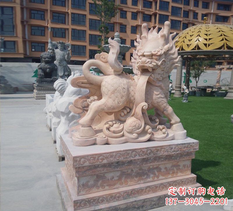 开封传统石雕麒麟