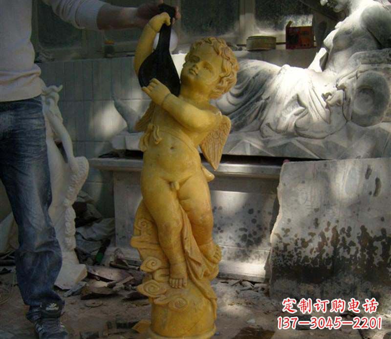开封天使之美石雕雕塑的精美之处