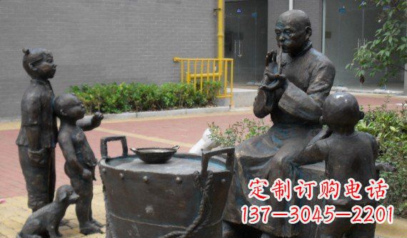 开封糖人雕塑温暖的童年回忆