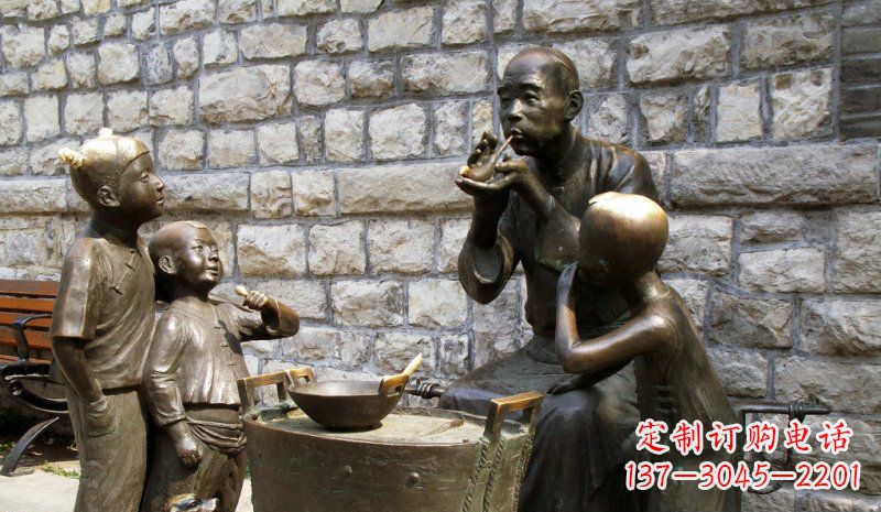 开封糖果街的精美雕塑