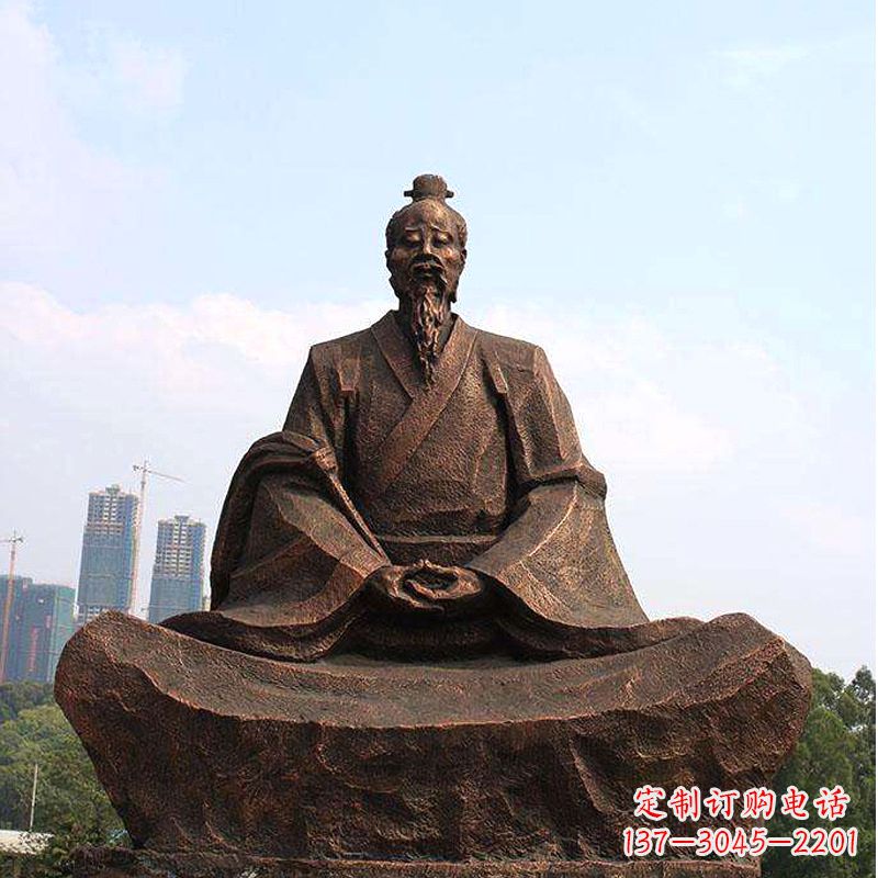 开封葛洪雕塑传承历史、弘扬文化