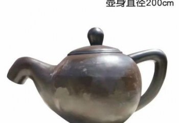 开封青铜茶壶雕塑——彰显传统文化的艺术精髓