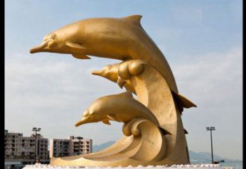 开封海豚雕塑——美丽的城市标志