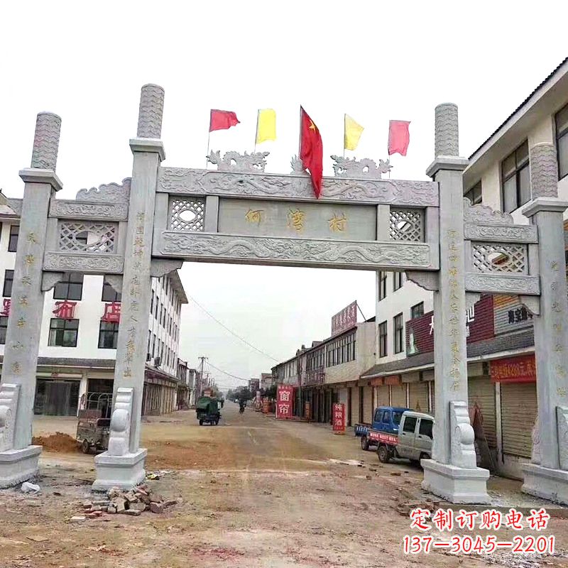 开封传统文化的珍贵遗产——牌坊雕塑