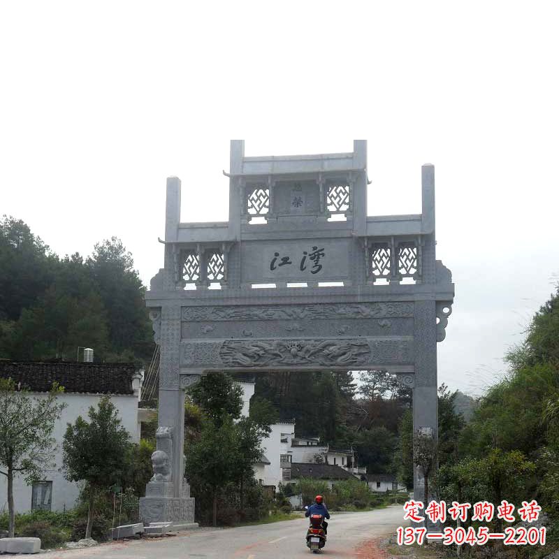 开封精美石牌坊雕塑——传承中国古典文化