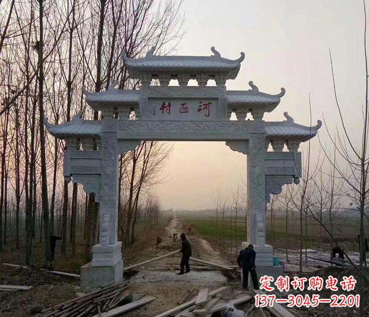 开封牌坊雕塑——记忆中的美丽家乡