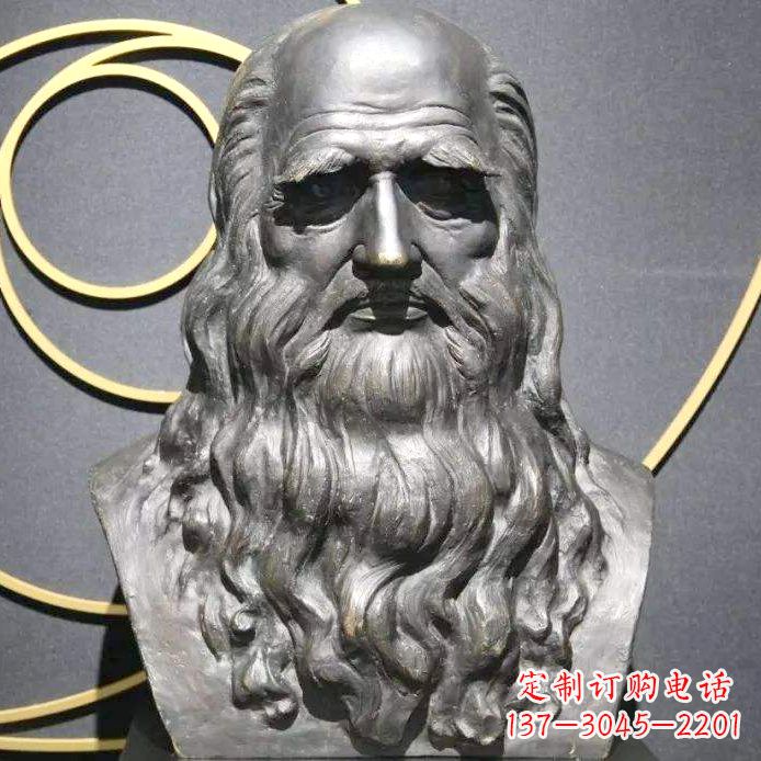 开封达芬奇铜雕头像