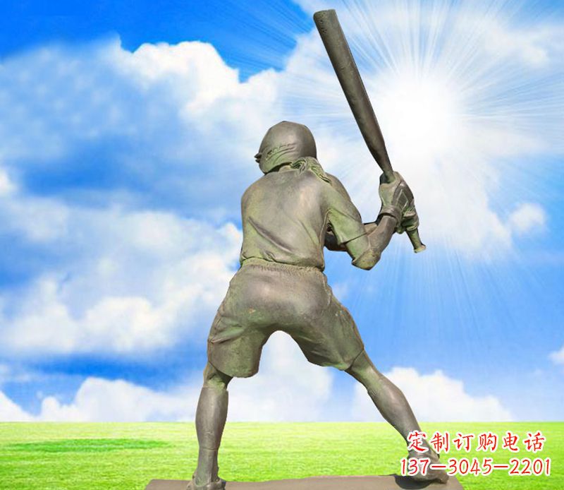 开封纪念棒球精美的棒球雕塑