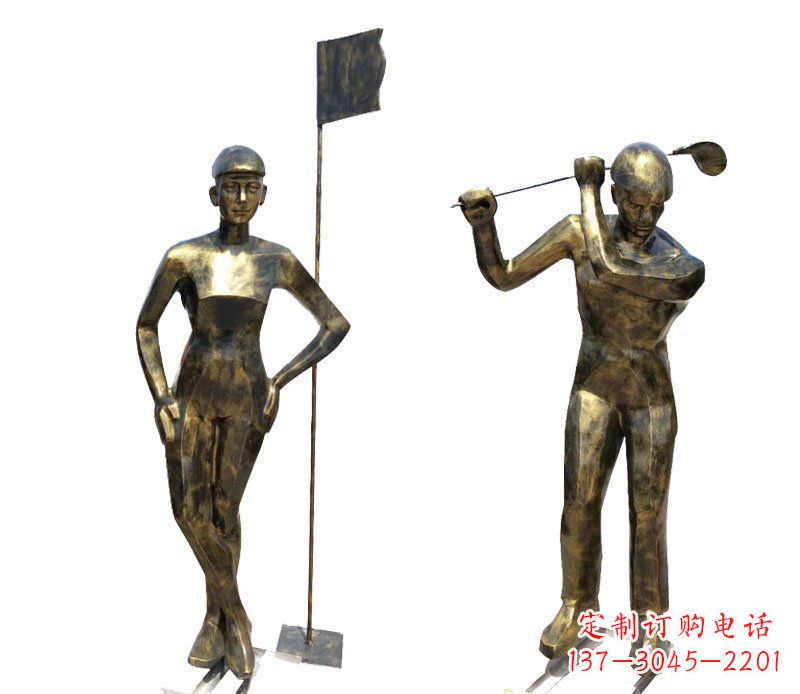 开封高尔夫雕塑传承高尔夫文化的艺术精品