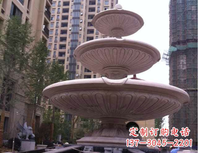 开封大理石大型喷泉石雕宏伟精美的艺术之作