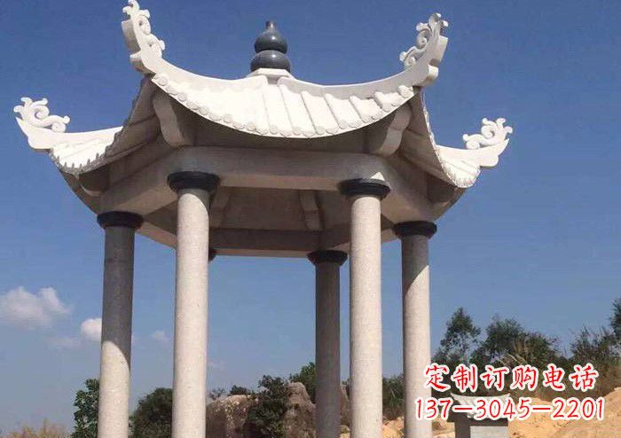 开封大理石凉亭雕塑——传承古代工艺之精粹
