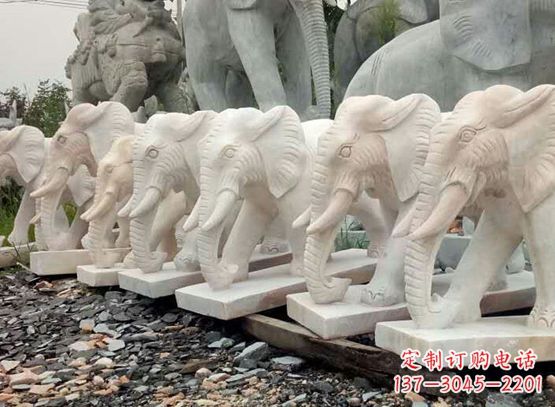 开封大理石雕的大象