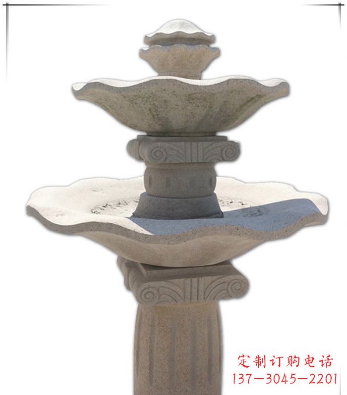 开封大理石多层喷泉石雕精美绝伦的艺术形式