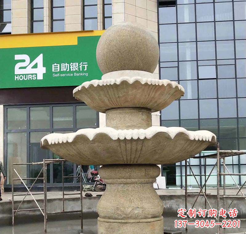 开封大理石风水球喷泉雕塑——振奋人心的艺术杰作
