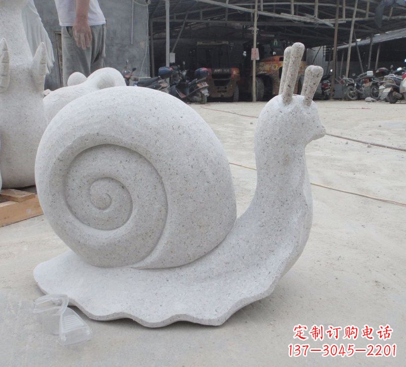 开封大理石蜗牛雕塑