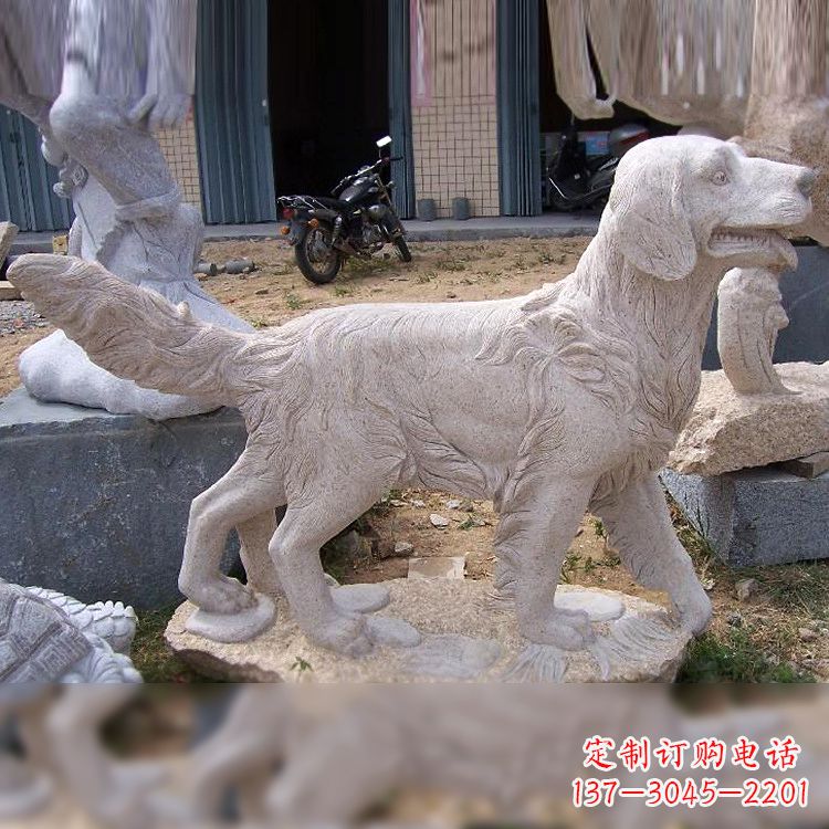 开封大理石狗雕塑——精致的狗雕塑,让你的生活更有趣