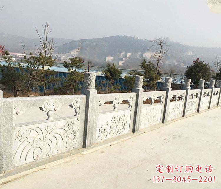开封大理石护城河栏板石雕