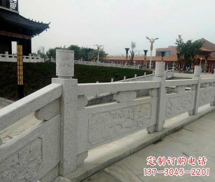 开封精美大理石栏板雕塑